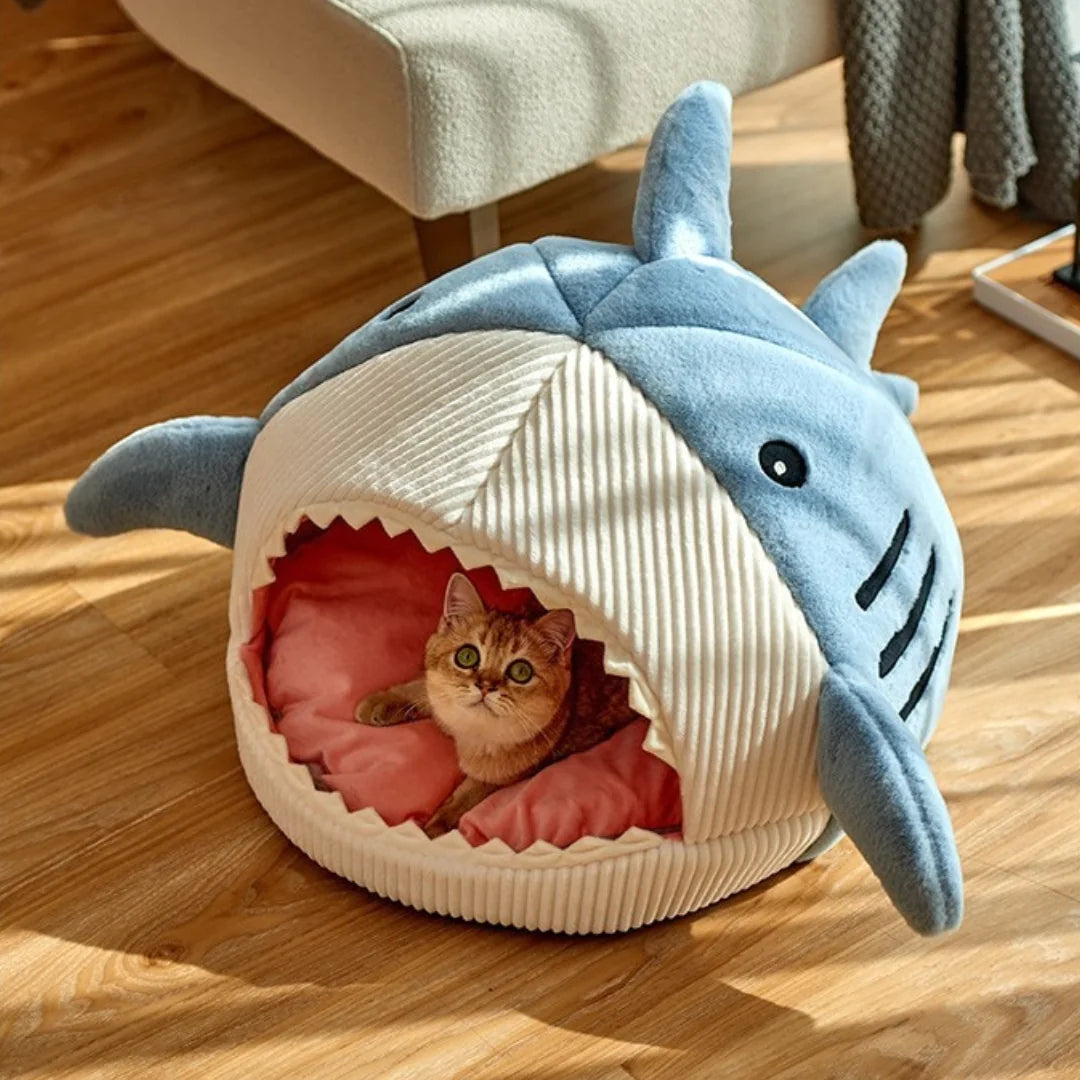 The Shark Pet Bed - cat and dogs