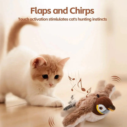 flapping bird - the sparrow cat toy