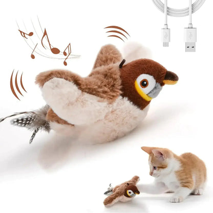 flapping bird - the sparrow cat toy